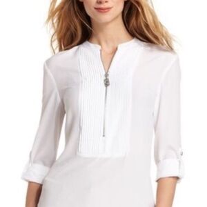 Michael Kors Blouse with Zipper Detail